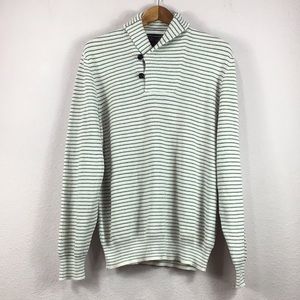 NWT Bloomingdales Nautical Shawl Collar Sweater XL